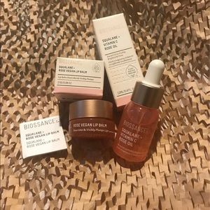 Biossance Vitamin C Rose Oil + Lip Balm